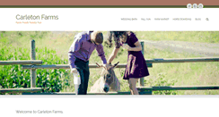 Desktop Screenshot of carletonfarm.com